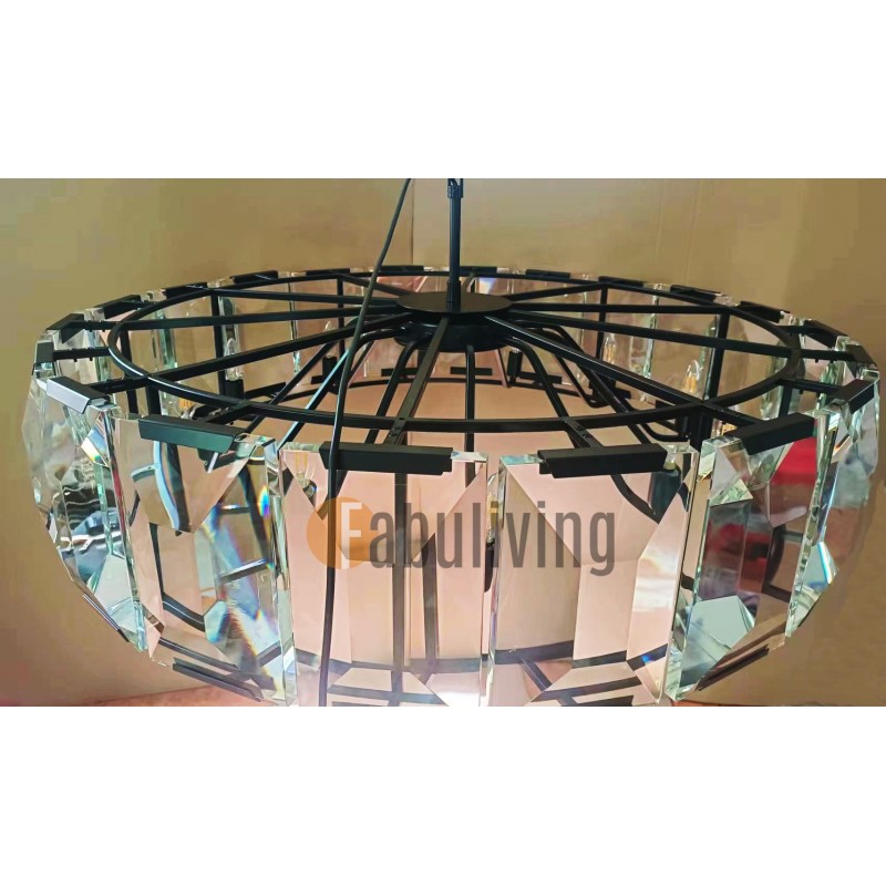 Harlow Crystal Round Chandelier Fabuliving