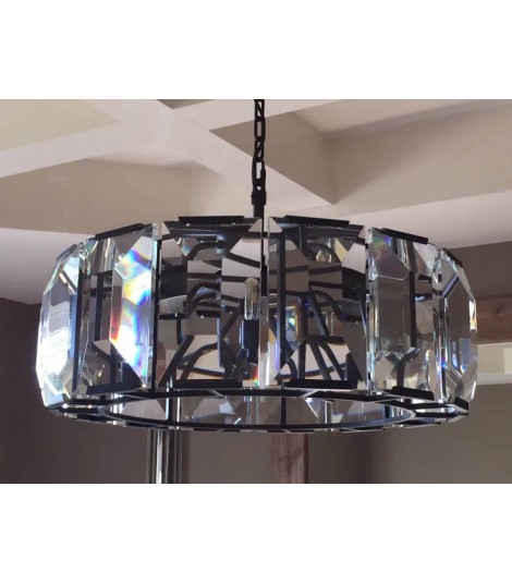 HARLOW CRYSTAL ROUND CHANDELIER