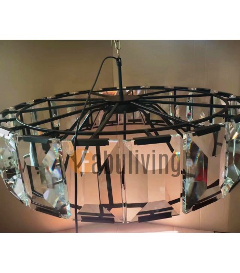 HARLOW CRYSTAL ROUND CHANDELIER