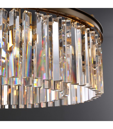 1920S Rhys Round K9 Crystal Chandelier