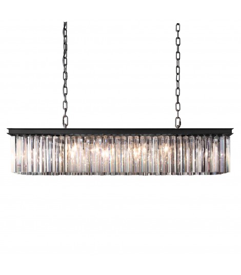 1920S Rhys Rectangular K9 Crystal Chandelier