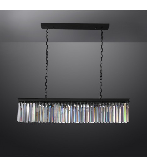 1920S Rhys Rectangular K9 Crystal Chandelier