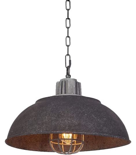 Hadar Industrial Cage Farmhouse Pendant