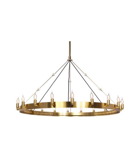 Camino Candelabra Round Chandelier