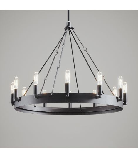 Camino Candelabra Round Chandelier