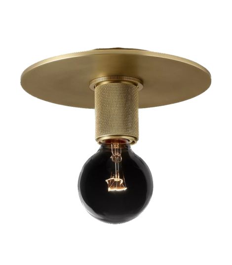 Industrial Utilitaire Disk Hallway Flushmount