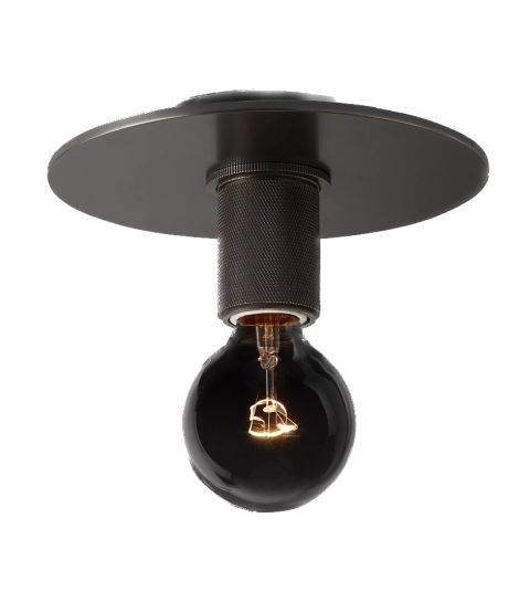 Industrial Utilitaire Disk Hallway Flushmount
