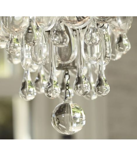 Clarissa Round K9 Crystal Chandelier