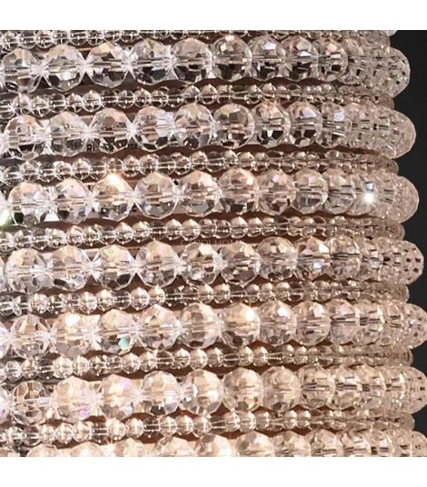 1930s Halo Crystal Beads Pendant