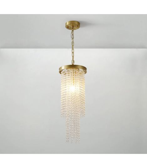 Athena K9 Crystal Beads Grand Pendant Light