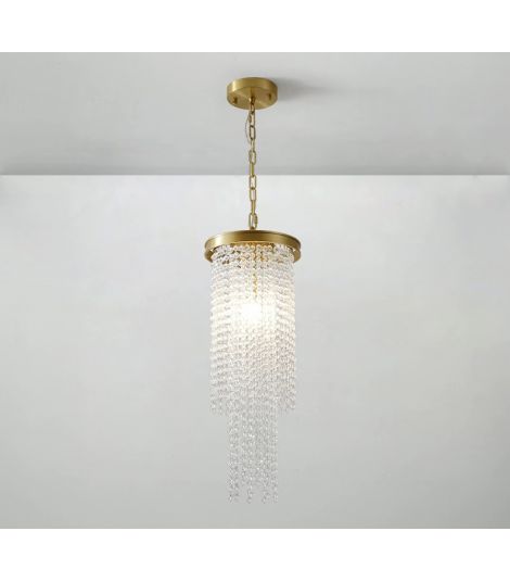 Athena K9 Crystal Beads Grand Pendant Light