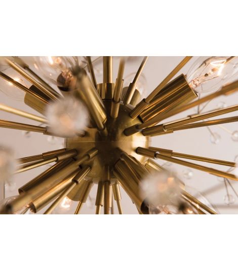 Dunkirk Denisse K9 Crystal Beads Wall Sconce
