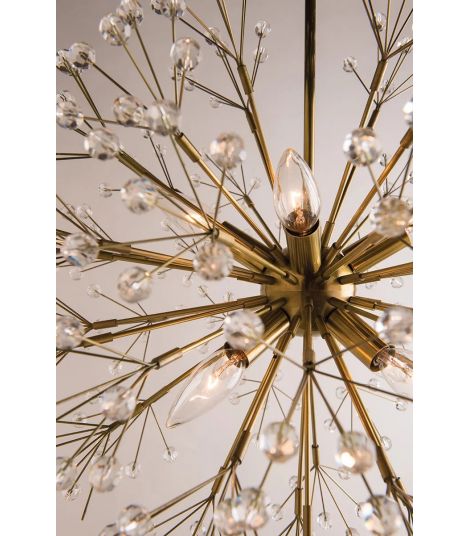 Dunkirk Denisse K9 Crystal Beads Wall Sconce
