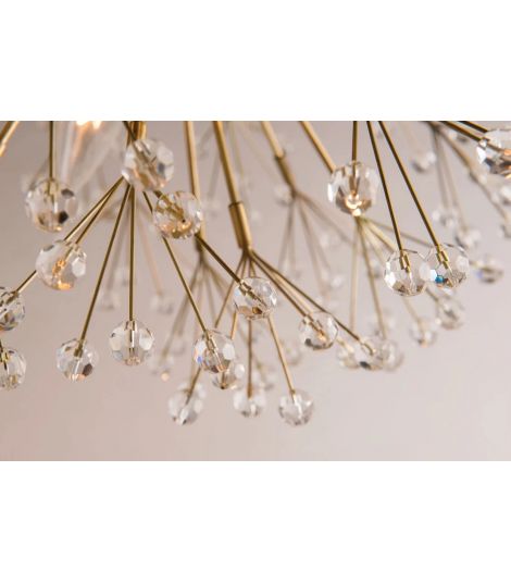 Dunkirk Denisse K9 Crystal Beads Wall Sconce