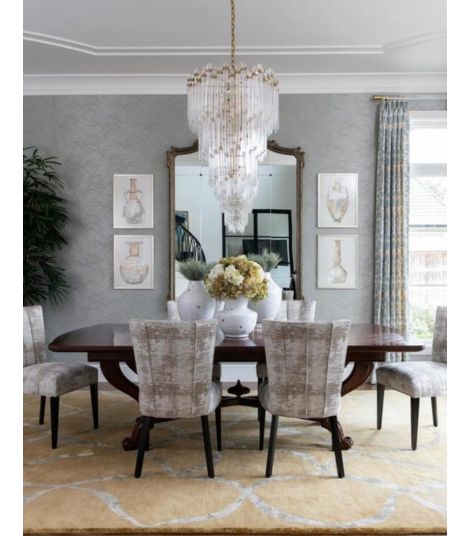 Adele Three Tier Waterfall Chandelier