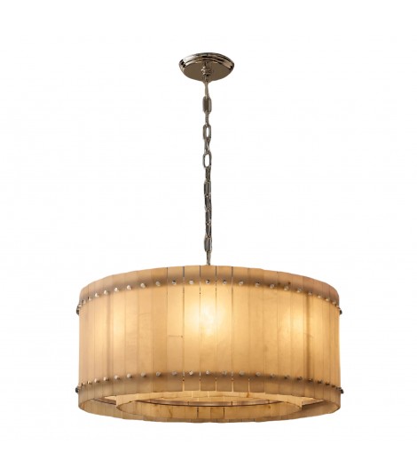 San Marco Alabaster Round Chandelier 37''