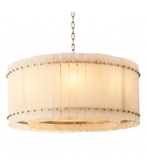 San Marco Alabaster Round Chandelier 37''