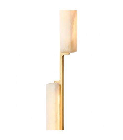 Audubon Alabaster Linear Chandelier 54"