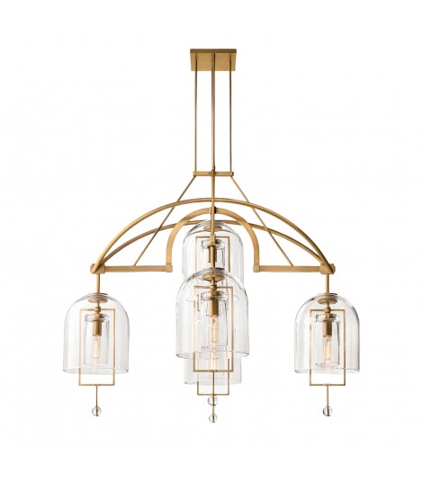 Fulcrum Round Chandelier