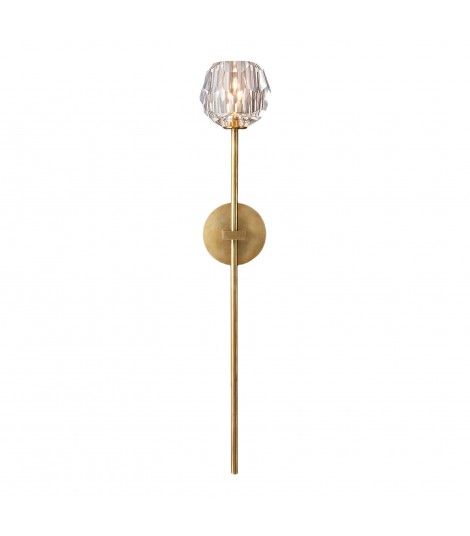 Boule de Cristal Clear Glass Grand Sconce