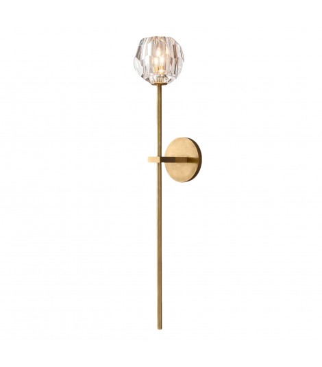 Boule de Cristal Clear Glass Grand Sconce