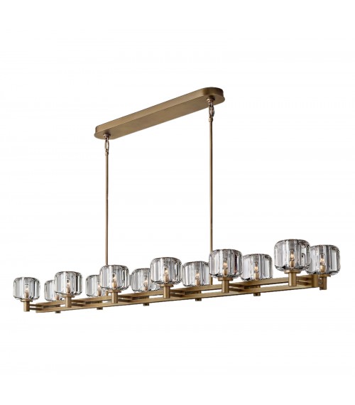Demaret Double Linear Chandelier 72''