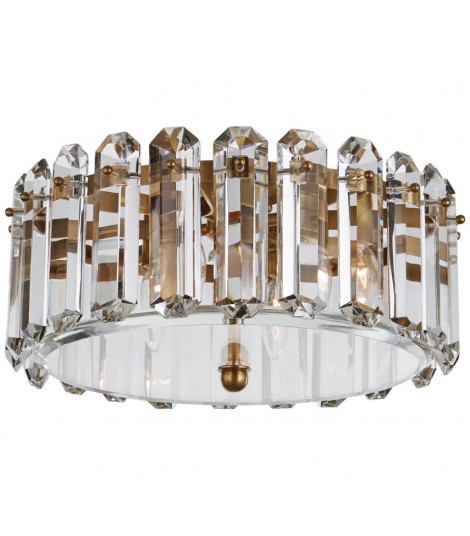 Bonnington Crystal Flush Mount Bedroom Drum Ceiling Light