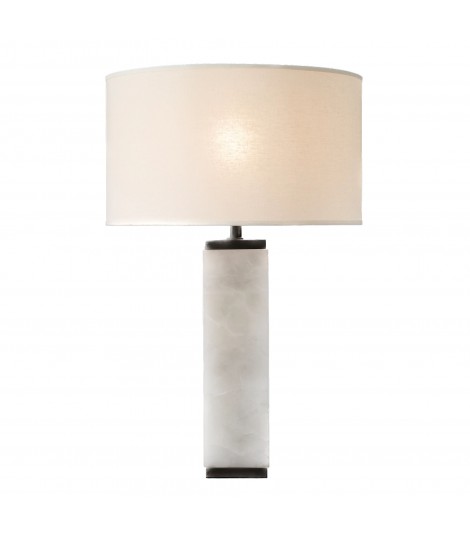 Square Column Alabaster Table Lamp